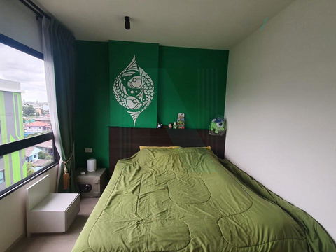 🚩 For Rent Condo GRENE DON MUEANG-SONG PRAPHA Building B1, Floor 8,1 bed room, Room size 34.00 sqm