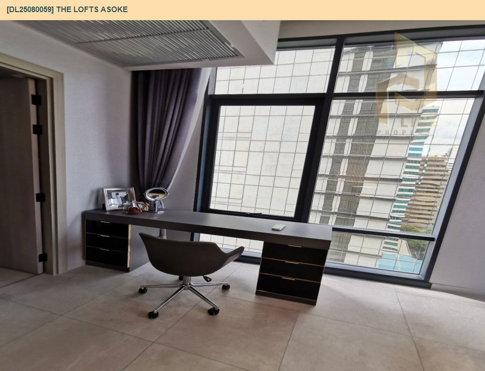 รูป DL25080059 ให้เช่าคอนโด เดอะ ลอฟท์ อโศก (The Lofts Asoke ) ใกล้ MRT เพชรบุรี พร้อมเข้าอยู่ โทรด่วน 0638692663 LineID @655ebbvc - รูปที่ 18/18