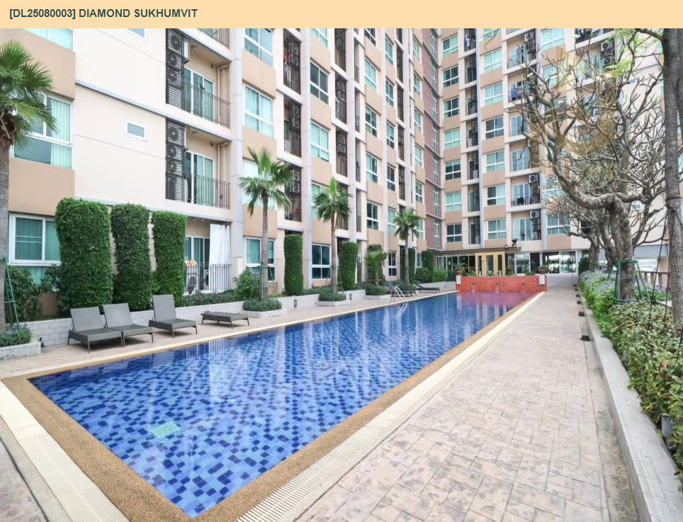 รูป MDL25080003 ให้เช่าคอนโด ไดมอนด์ สุขุมวิท (Diamond Sukhumvit) ใกล้ BTS อ่อนนุช พร้อมเข้าอยู่ โทรด่วน 0638692663 LineID @534wlwof - รูปที่ 10/10