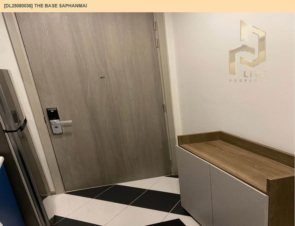 picture MDL25080036 Condo for rent, THE BASE Saphanmai near BTS Sai Yud, ready to move in, call urgently 0656133286 LineID @655ebbvc - 7/12