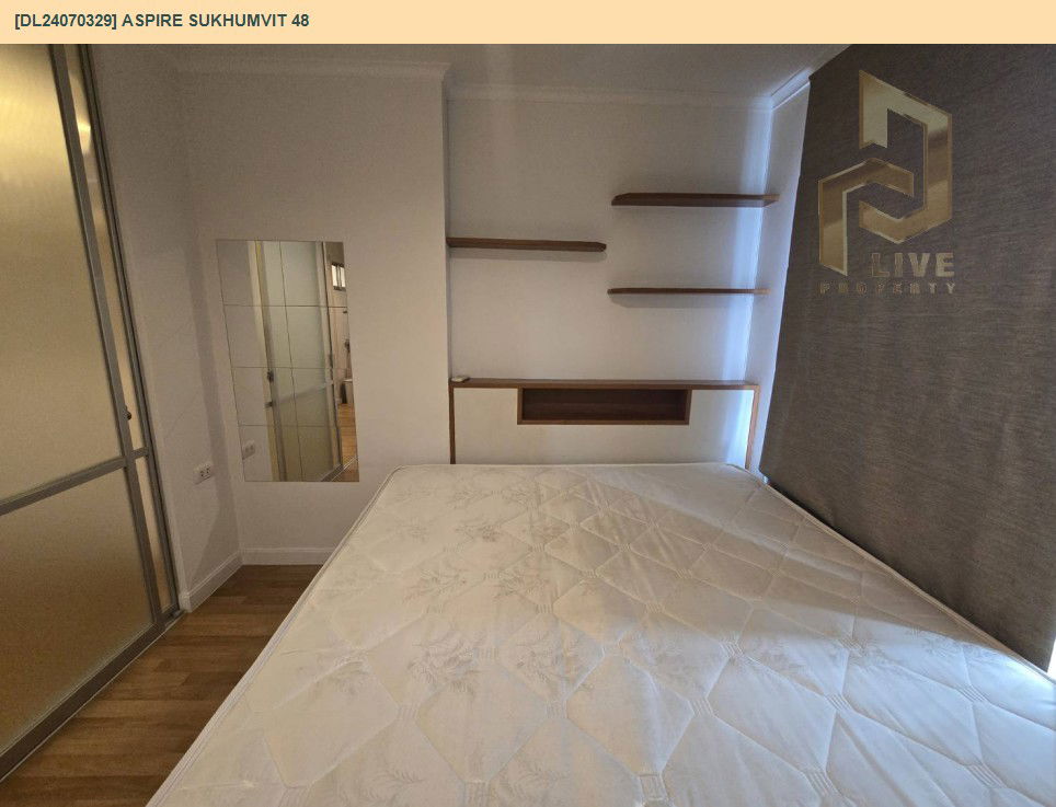 รูป DL24070329 ให้เช่าคอนโด แอสปาย สุขุมวิท 48 (Aspire Sukhumvit 48) ใกล้ BTS พระโขนง พร้อมเข้าอยู่ โทรด่วน 0638692663 LineID @534wlwof - รูปที่ 10/11