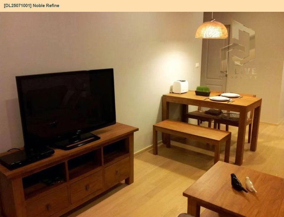รูป DL25071001 ให้เช่าคอนโด โนเบิล รีไฟน์ (Noble Refine) ใกล้ BTS พร้อมพงษ์ พร้อมเข้าอยู่ โทรด่วน 0638692663 LineID @655ebbvc - รูปที่ 3/9