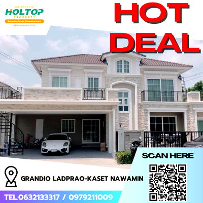 Houses for rent : #R5427 🎉  020868  House for rent   Grandio Ladprao-Kaset Nawamin 