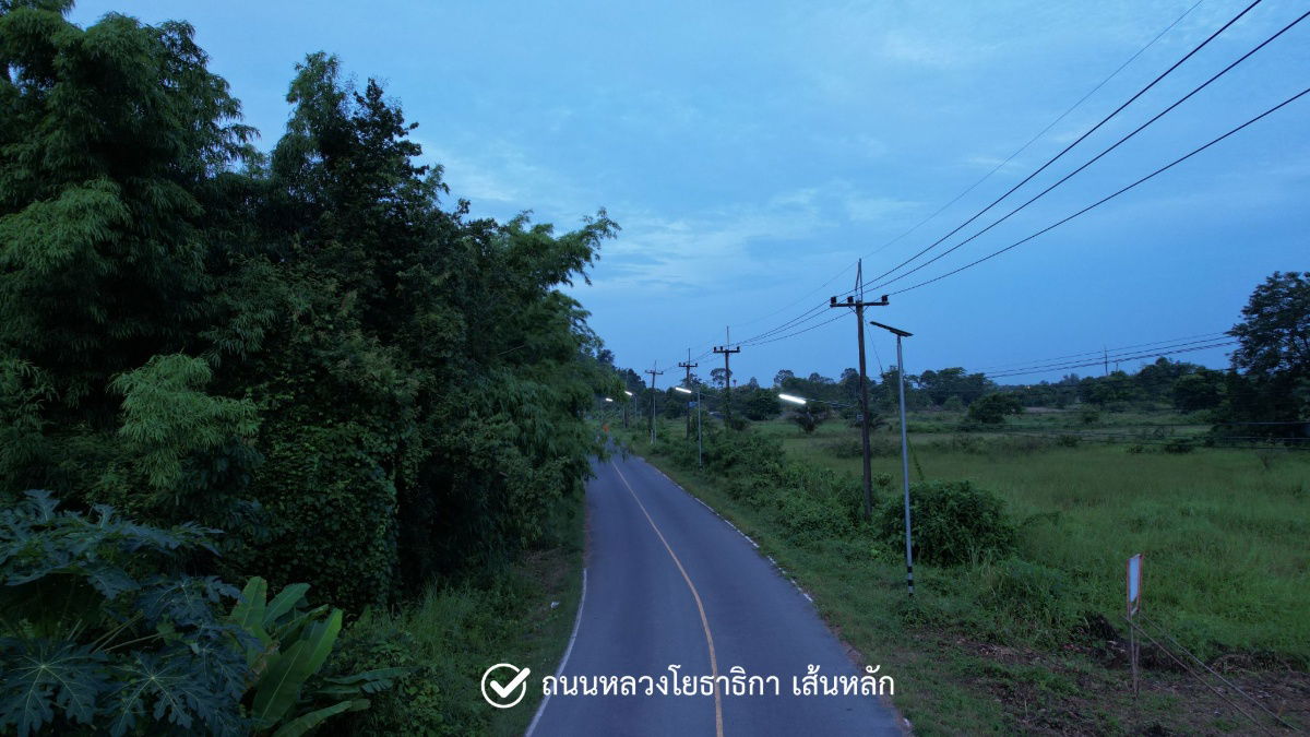 รูป ขายที่ดินติดถนนหลักชุมชน ต.พรหมณี เนื้อที่ 98 ตารางวา หน้าโครงการจักรดาว - รูปที่ 8/30