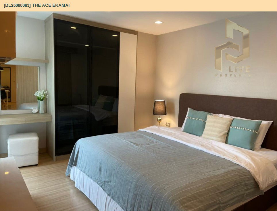 picture DL25080063 Condo for rent, The Ace Ekamai near BTS Ekkamai, ready to move in, call urgently 0656133286 LineID @534wlwof - 6/7