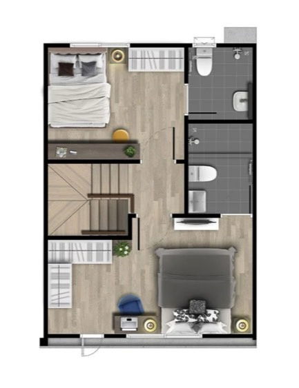 รูป 🏡 ทาวน์โฮม หลังมุม 🏡 สิริเพลส - ประชาอุทิศ75 - รูปที่ 3/9