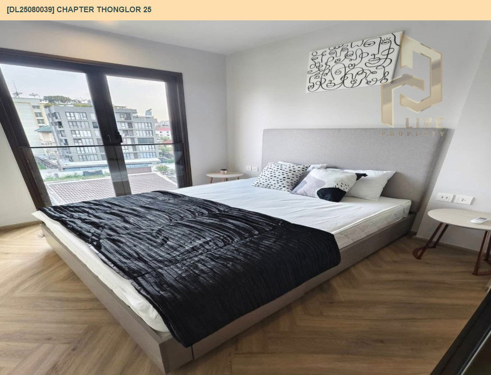 รูป MDL25080039 ให้เช่าคอนโด แชปเตอร์ ทองหล่อ 25 (Chapter Thonglor 25) ใกล้ BTS ทองหล่อ พร้อมเข้าอยู่ โทรด่วน 0638692663 LineID @655ebbvc - รูปที่ 2/8