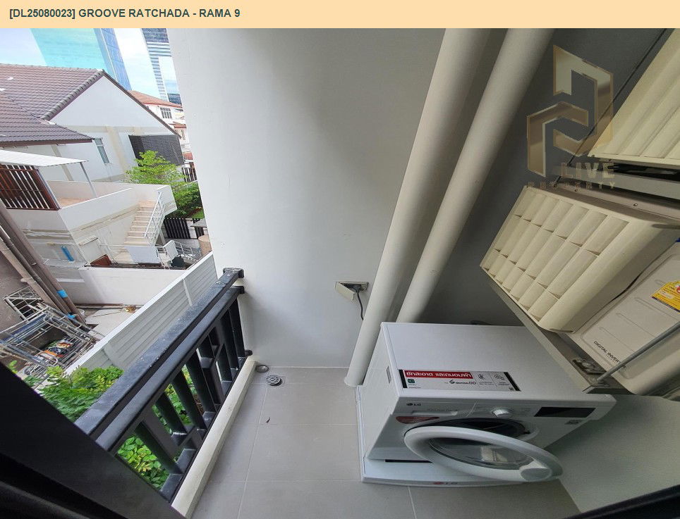 picture DL25080023 Condo for rent, Groove Ratchada - Rama 9 near MRT ศูนย์วัฒนธรรม, ready to move in, call urgently 0656133286 LineID @655ebbvc - 8/8