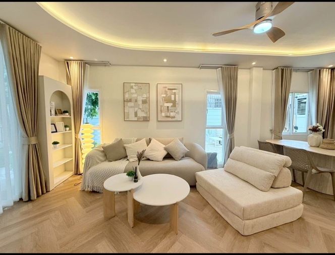 3-bed townhouse for rent, 230 sqm, 51 sq wah, Lumpini town Place Ratchayothin - Sena