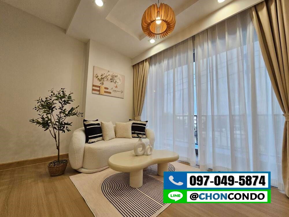 รูป Patio (พาทิโอ) บางแสน ชั้น3 ตึกA ชลบุรี---------ห้องมุม -------Tel 097-049-5874 (Line: @choncondo มี@ด้วย) - รูปที่ 7/23