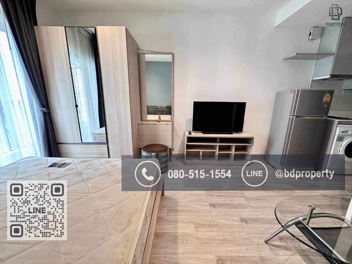 รูป  Bestdeal ขายด่วน  Studio 22 sqm.ห้องสวย เฟอร์ครบ ขายเพียง 2.99 ล้านเท่านั้น  ดูลงทุนไม่ควรพลาด ใกล้MRT และ เซ็นทรัลพระราม 9 เพียง 80 ม. - รูปที่ 4/11