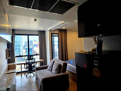 เช่าคอนโด MRT สามย่าน : ให้เช่า Ashton Chula-Silom 1 นอน 30.46 ตรม ใกล้ MRT สามย่าน พร้อมเข้าอยู่! 