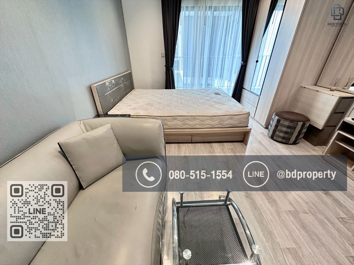 รูป  Bestdeal ขายด่วน  Studio 22 sqm.ห้องสวย เฟอร์ครบ ขายเพียง 2.99 ล้านเท่านั้น  ดูลงทุนไม่ควรพลาด ใกล้MRT และ เซ็นทรัลพระราม 9 เพียง 80 ม. - รูปที่ 5/11