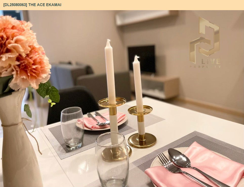 picture DL25080063 Condo for rent, The Ace Ekamai near BTS Ekkamai, ready to move in, call urgently 0656133286 LineID @534wlwof - 7/7