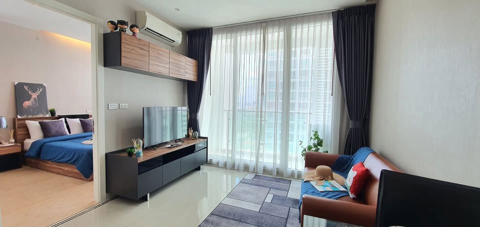 picture For rent TC Green Rama 9 1 bed, fully furnished, city view, ready to move in 4 August - 4/7