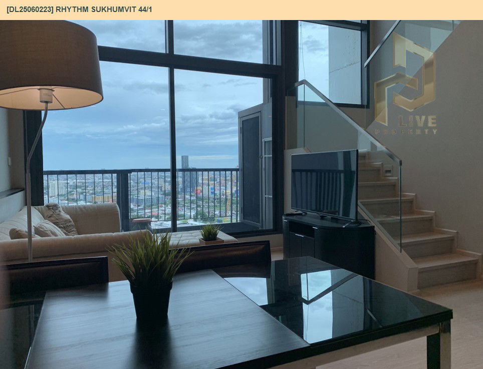 picture DL25060223 Condo for rent, Rhythm Sukhumvit 44/1 near BTS Phra Khanong, ready to move in, call urgently 0656133286 LineID @655ebbvc - 5/8