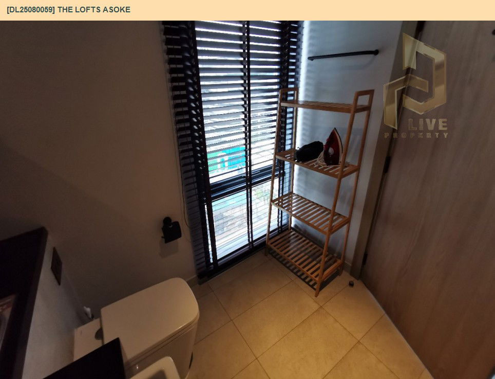 รูป DL25080059 ให้เช่าคอนโด เดอะ ลอฟท์ อโศก (The Lofts Asoke ) ใกล้ MRT เพชรบุรี พร้อมเข้าอยู่ โทรด่วน 0638692663 LineID @655ebbvc - รูปที่ 7/18