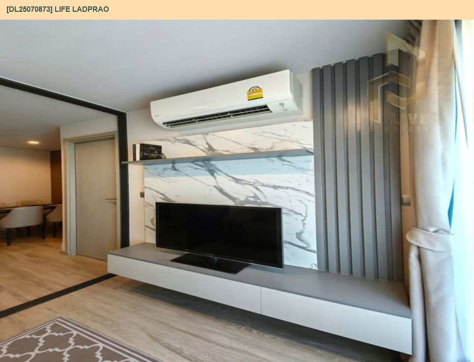 picture DL25070873 Condo for rent, Life Ladprao near BTS Ha Yaek Lat Phrao, ready to move in, call urgently 0656133286 LineID @655ebbvc - 9/13