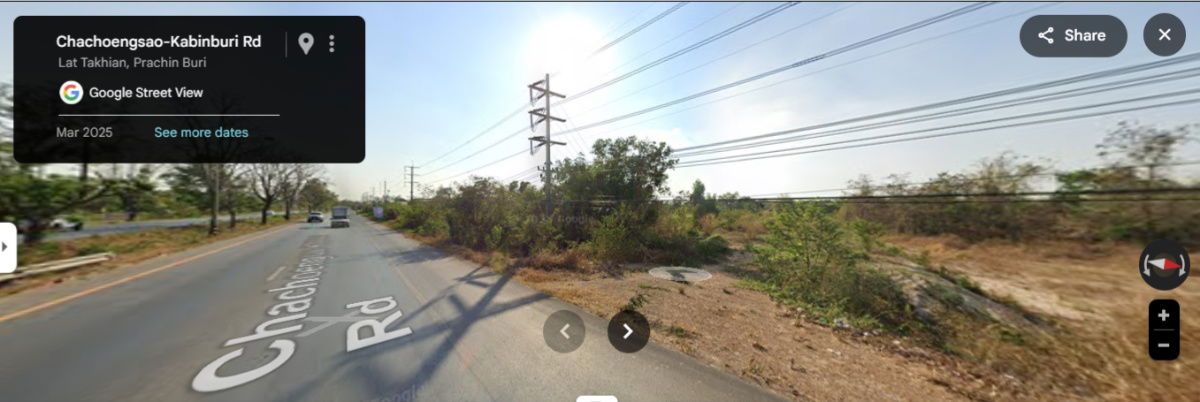 รูป ขายที่ดิน ฉะเชิงเทรา-กบินทร์บุรี  ติดถนน 304     - รูปที่ 8/8