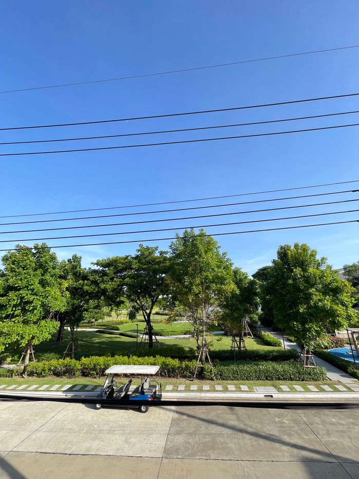 picture Townhouse for sale in front of the garden, best location in the project, 12 meter wide road. - 8/13