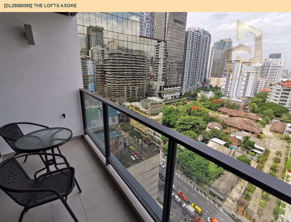 รูป DL25080059 ให้เช่าคอนโด เดอะ ลอฟท์ อโศก (The Lofts Asoke ) ใกล้ MRT เพชรบุรี พร้อมเข้าอยู่ โทรด่วน 0638692663 LineID @655ebbvc - รูปที่ 11/18