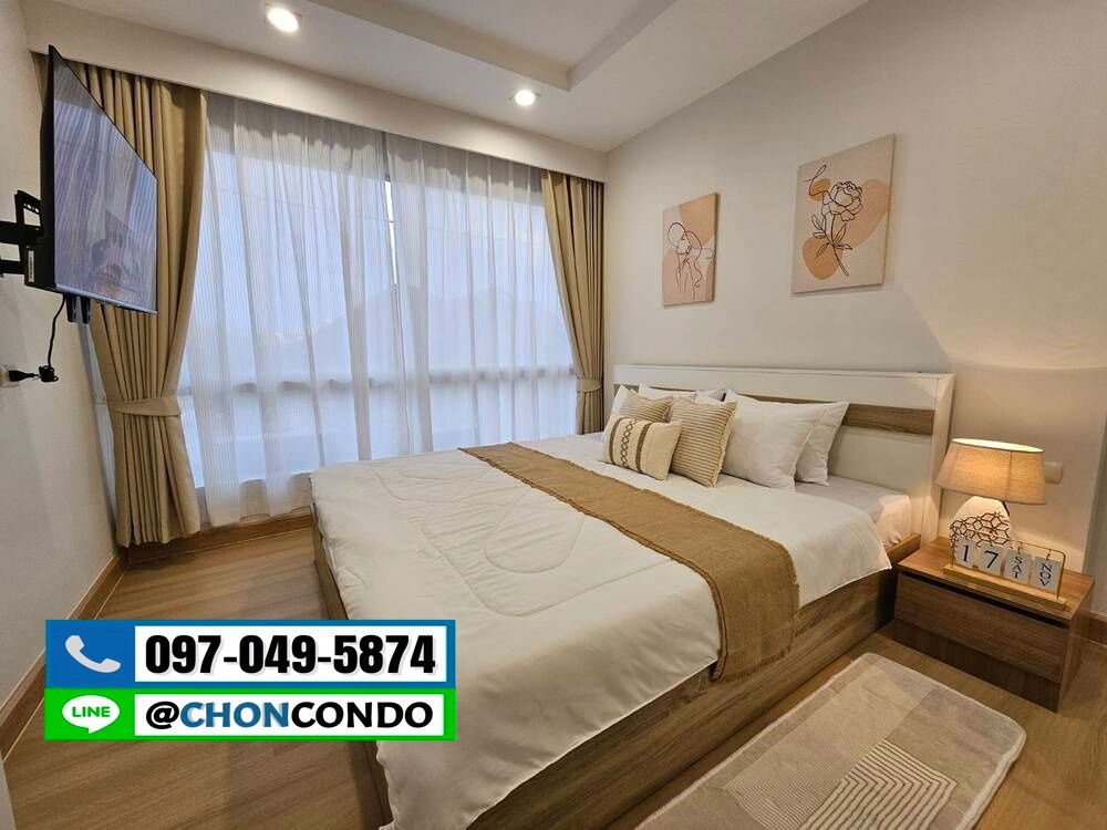 รูป Patio (พาทิโอ) บางแสน ชั้น3 ตึกA ชลบุรี---------ห้องมุม -------Tel 097-049-5874 (Line: @choncondo มี@ด้วย) - รูปที่ 15/23