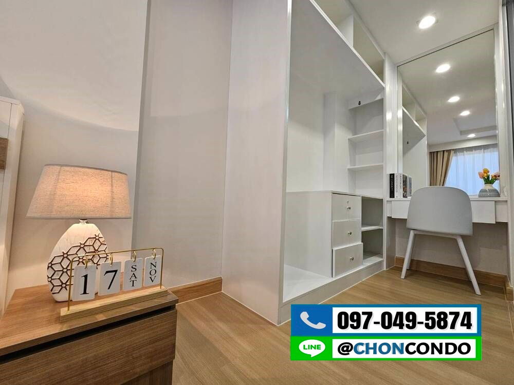 รูป Patio (พาทิโอ) บางแสน ชั้น3 ตึกA ชลบุรี---------ห้องมุม -------Tel 097-049-5874 (Line: @choncondo มี@ด้วย) - รูปที่ 16/23