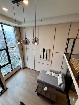 ให้เช่าคอนโด พาร์ค ออริจิ้น จุฬา-สามย่าน อาคาร 1 ชั้น 28 Duplex ขนาด 48 ตรม ใกล้ ตลาดสามย่าน