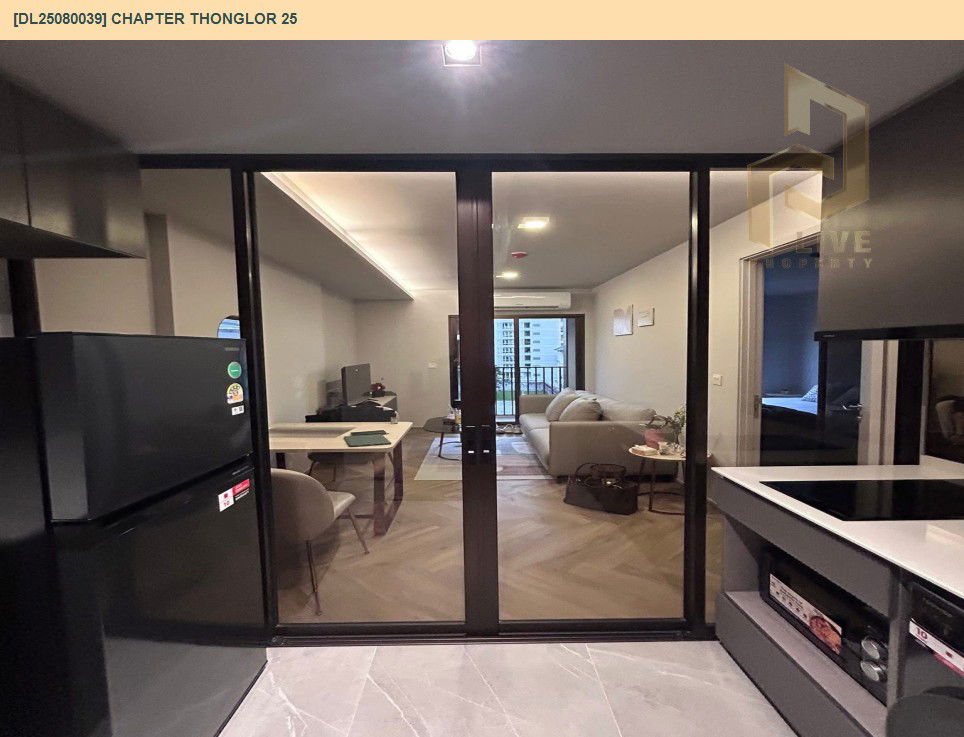 รูป MDL25080039 ให้เช่าคอนโด แชปเตอร์ ทองหล่อ 25 (Chapter Thonglor 25) ใกล้ BTS ทองหล่อ พร้อมเข้าอยู่ โทรด่วน 0638692663 LineID @655ebbvc - รูปที่ 5/8