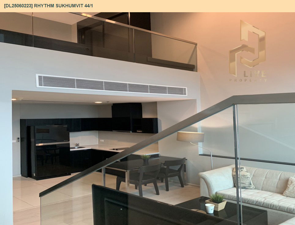 picture DL25060223 Condo for rent, Rhythm Sukhumvit 44/1 near BTS Phra Khanong, ready to move in, call urgently 0656133286 LineID @655ebbvc - 6/8