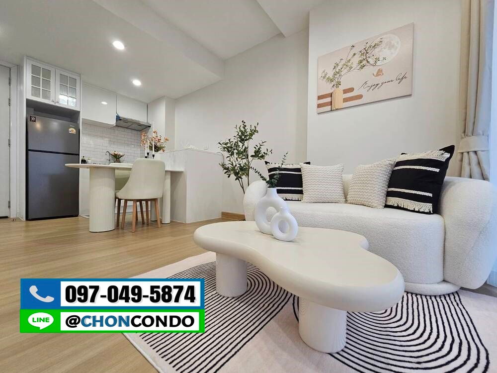 รูป Patio (พาทิโอ) บางแสน ชั้น3 ตึกA ชลบุรี---------ห้องมุม -------Tel 097-049-5874 (Line: @choncondo มี@ด้วย) - รูปที่ 8/23