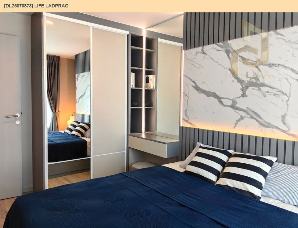 picture DL25070873 Condo for rent, Life Ladprao near BTS Ha Yaek Lat Phrao, ready to move in, call urgently 0656133286 LineID @655ebbvc - 7/13