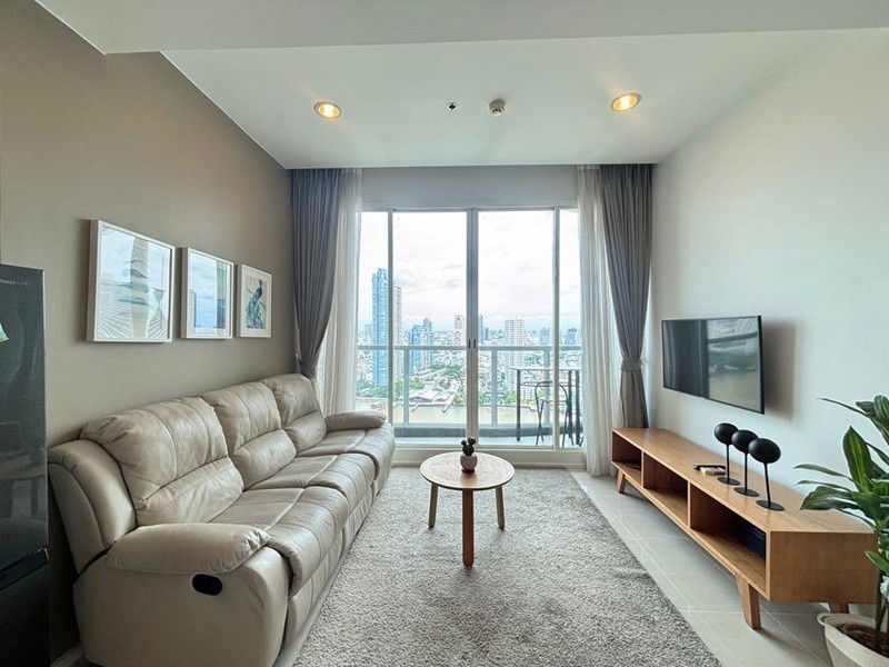 picture ✨ Hot deal for rent! ? Menam Residence River view Near BTS Saphan Taksin ✨ - 2/10