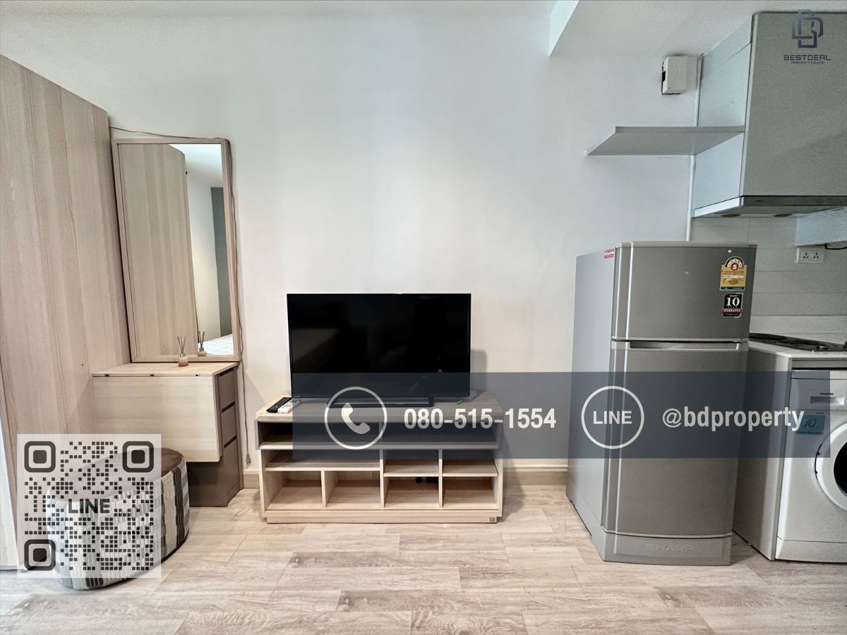 รูป  Bestdeal ขายด่วน  Studio 22 sqm.ห้องสวย เฟอร์ครบ ขายเพียง 2.99 ล้านเท่านั้น  ดูลงทุนไม่ควรพลาด ใกล้MRT และ เซ็นทรัลพระราม 9 เพียง 80 ม. - รูปที่ 2/11