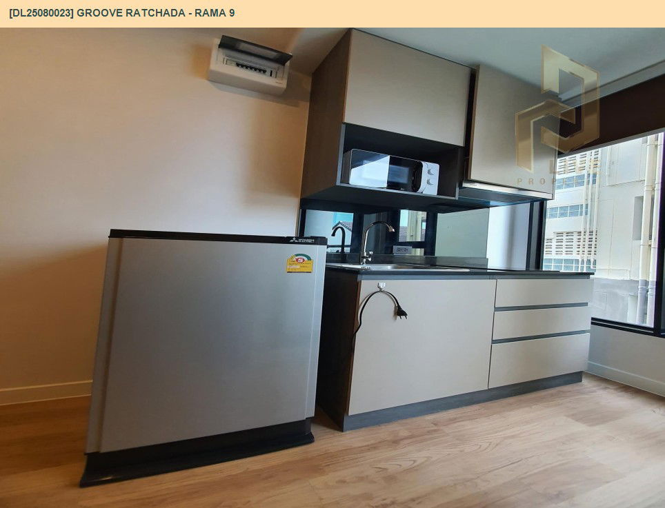 picture DL25080023 Condo for rent, Groove Ratchada - Rama 9 near MRT ศูนย์วัฒนธรรม, ready to move in, call urgently 0656133286 LineID @655ebbvc - 5/8