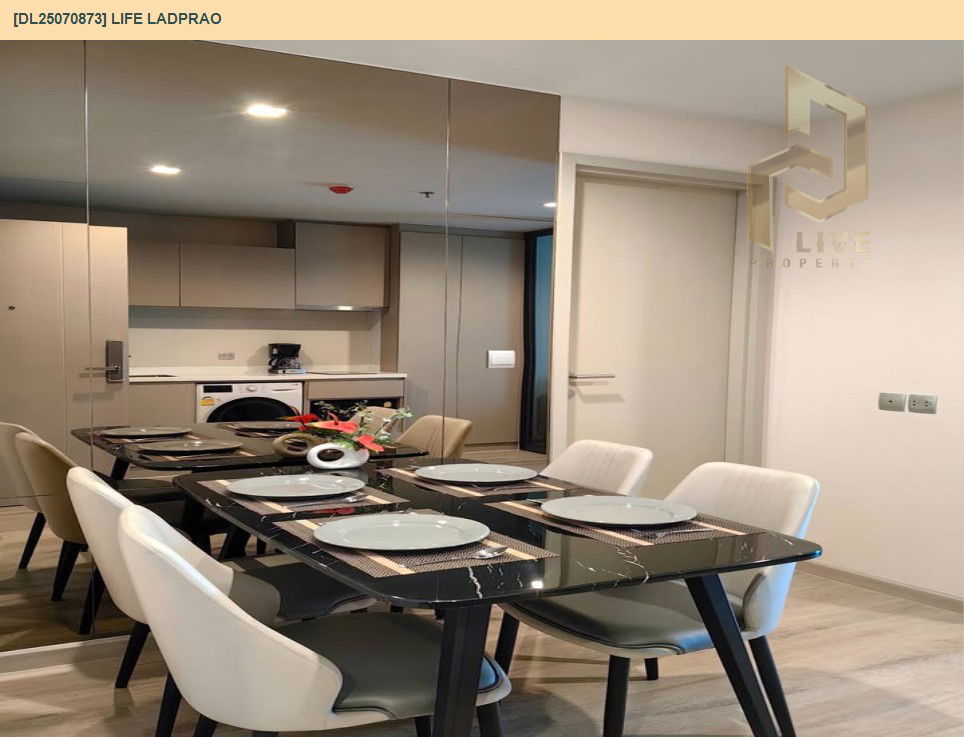 picture DL25070873 Condo for rent, Life Ladprao near BTS Ha Yaek Lat Phrao, ready to move in, call urgently 0656133286 LineID @655ebbvc - 10/13