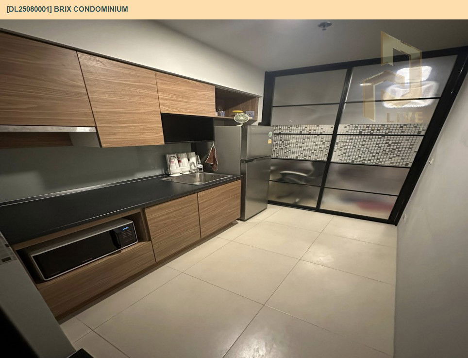 รูป DL25080001 ให้เช่าคอนโด บริกซ์ คอนโดมิเนียม (Brix Condominium) ใกล้ BTS สิรินธร พร้อมเข้าอยู่ โทรด่วน 0638692663 LineID @534wlwof - รูปที่ 9/11