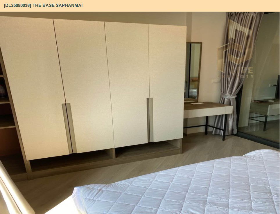 picture MDL25080036 Condo for rent, THE BASE Saphanmai near BTS Sai Yud, ready to move in, call urgently 0656133286 LineID @655ebbvc - 9/12