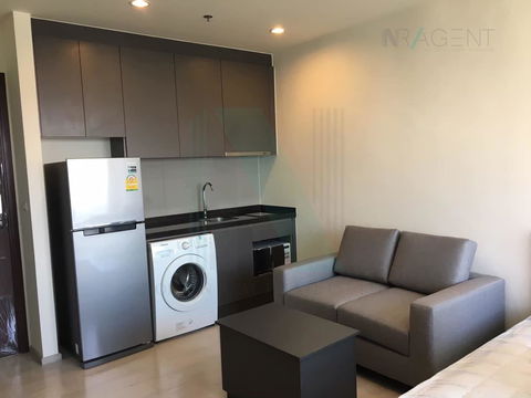 🚩 For Rent Condo RHYTHM ASOKE Building 1, Floor 25,Studio, Room size 22.00 sqm