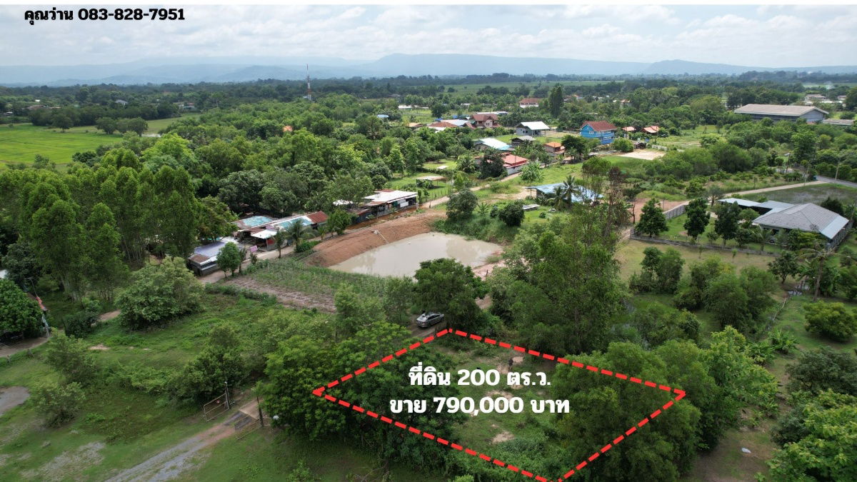 รูป ขายที่ดิน 200 ตารางวา ถมแล้ว หน้าโรงพยาบาลปากพลี ขายถูก - รูปที่ 1/27