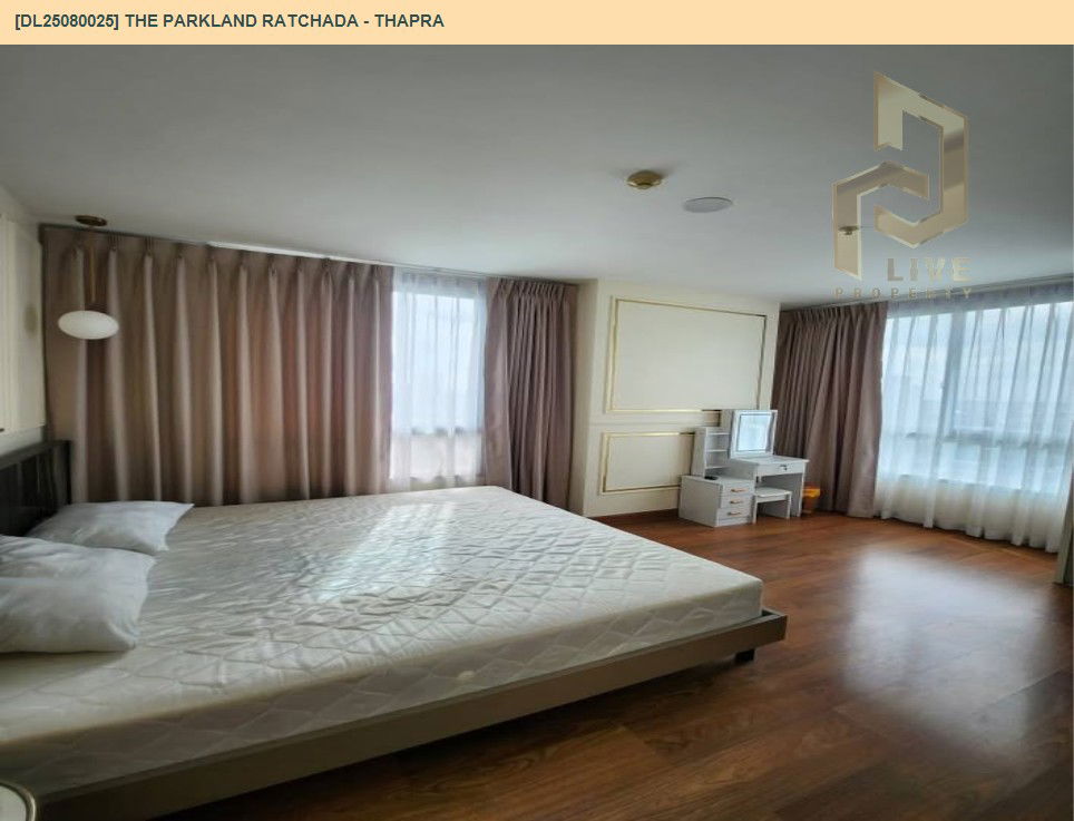 picture DL25080025 Condo for rent, The Parkland Ratchada - Thapra near BTS Talat Phlu, ready to move in, call urgently 0656133286 LineID @655ebbvc - 6/11