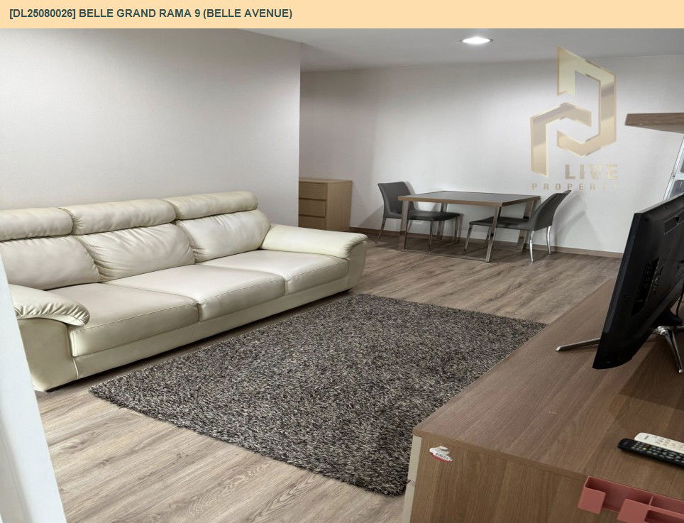 picture DL25080026 Condo for rent, Belle Grand Rama 9 (Belle Avenue) near MRT พระราม 9, ready to move in, call urgently 0656133286 LineID @655ebbvc - 2/13