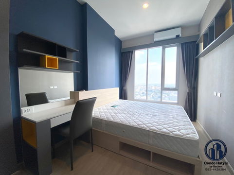 ให้เช่า Plus connect hatyai ชั้น 27  ขนาด 33 ตร.ม. ตกแต่งครบ เช่า 15,000 บาท/เดือน