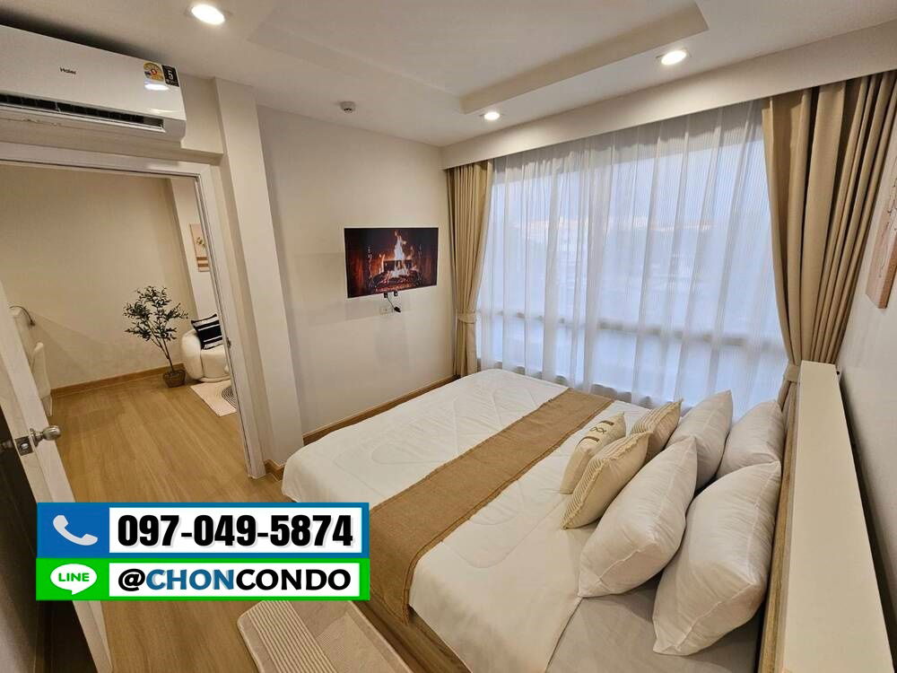 รูป Patio (พาทิโอ) บางแสน ชั้น3 ตึกA ชลบุรี---------ห้องมุม -------Tel 097-049-5874 (Line: @choncondo มี@ด้วย) - รูปที่ 2/23