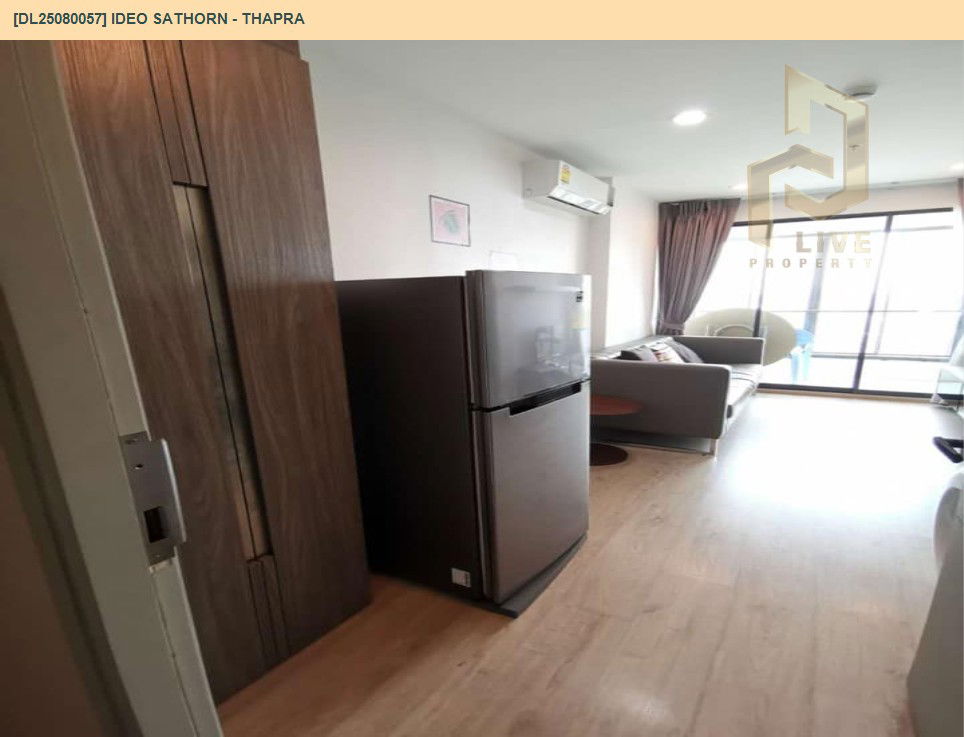 picture DL25080057 Condo for rent, IDEO Sathorn - Thapra near BTS Pho Nimit , ready to move in, call urgently 0656133286 LineID @534wlwof - 2/7