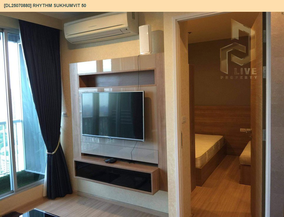 รูป DL25070880 ให้เช่าคอนโด ริทึ่ม สุขุมวิท 50 (Rhythm Sukhumvit 50) ใกล้ BTS อ่อนนุช พร้อมเข้าอยู่ โทรด่วน 0638692663 LineID @655ebbvc - รูปที่ 2/9