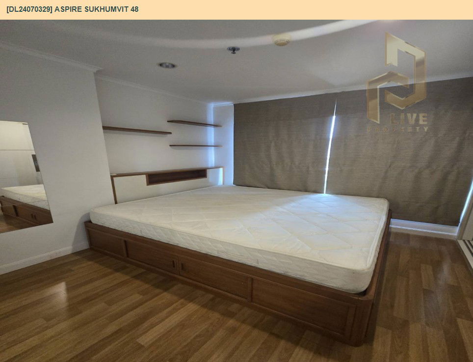 รูป DL24070329 ให้เช่าคอนโด แอสปาย สุขุมวิท 48 (Aspire Sukhumvit 48) ใกล้ BTS พระโขนง พร้อมเข้าอยู่ โทรด่วน 0638692663 LineID @534wlwof - รูปที่ 3/11