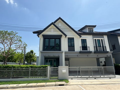 🏡 ขายบ้านแปลงมุมติดถนนเมน ใกล้สวน ใกล้ทางเข้าโครงการ
