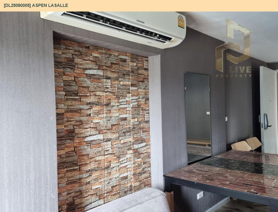 รูป DL25080005 ให้เช่าคอนโด เอสเพน ลาซาล (Aspen Lasalle) ใกล้ MRT ศรีลาซาล พร้อมเข้าอยู่ โทรด่วน 0638692663 LineID @534wlwof - รูปที่ 15/19