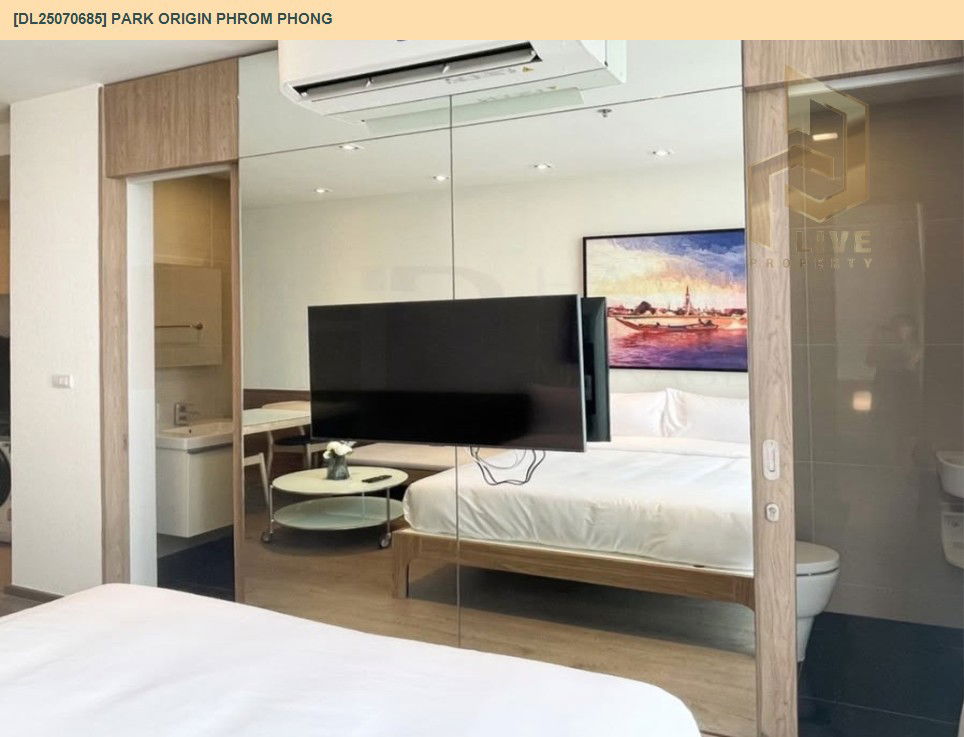 รูป DL25070685 ให้เช่าคอนโด พาร์ค ออริจิ้น พร้อมพงษ์ (PARK ORIGIN PHROM PHONG) ใกล้ BTS พร้อมพงษ์ พร้อมเข้าอยู่ โทรด่วน 0638692663 LineID @655ebbvc - รูปที่ 4/6